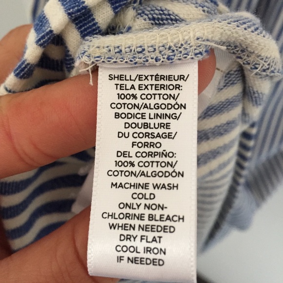 LOFT Striped Flare Dress - Picture 4 of 8